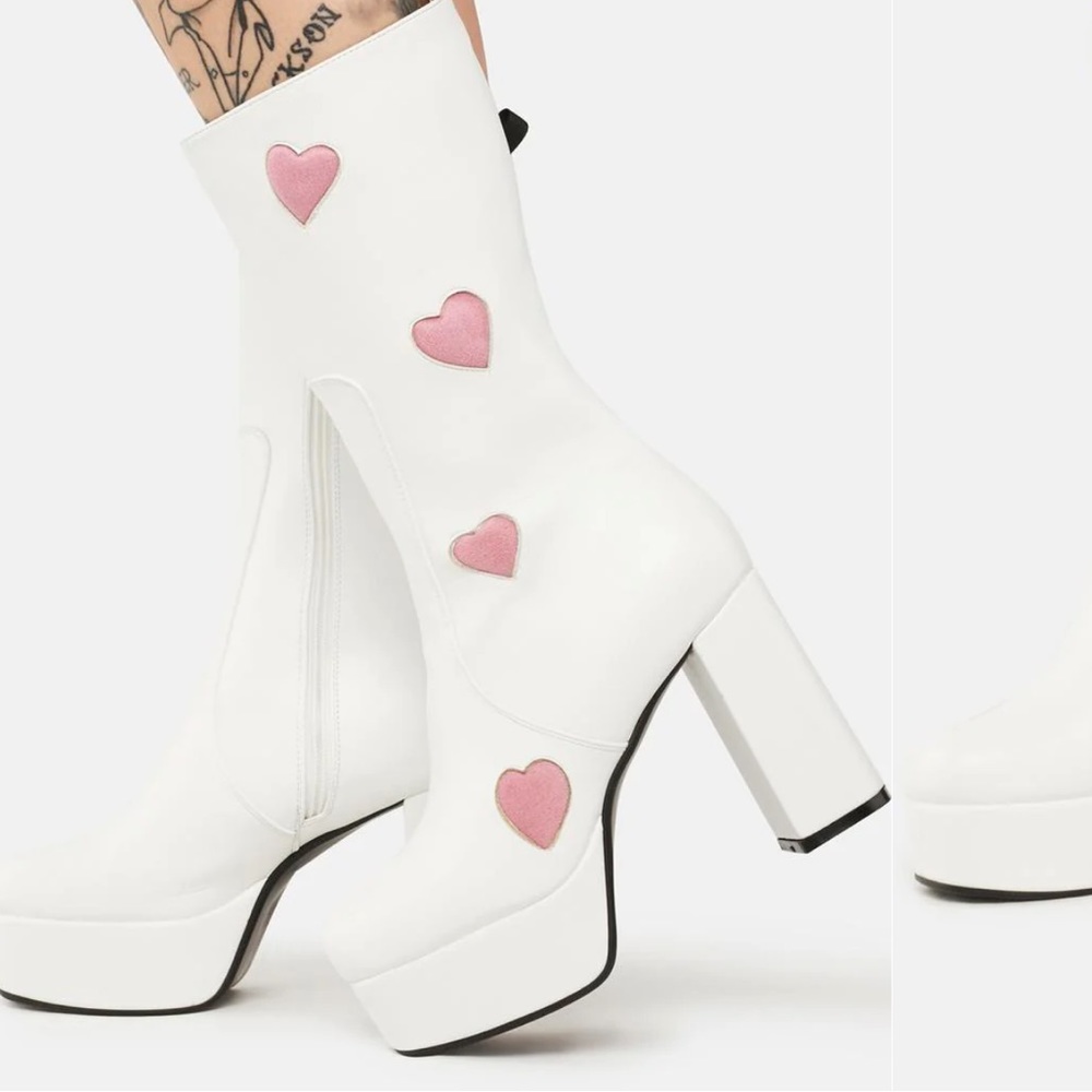 Dolls Kill Game Of Love Platform Boots